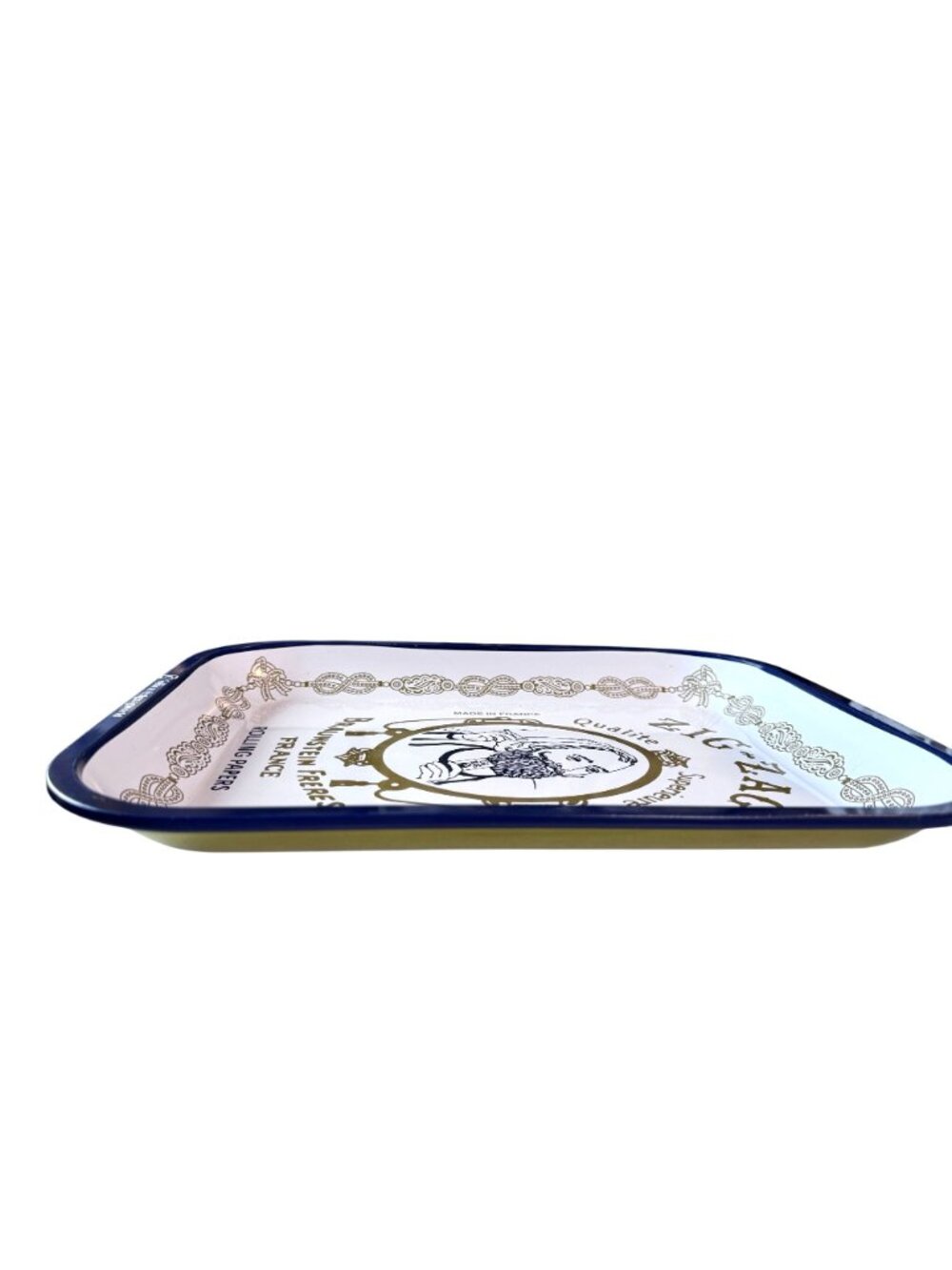 Vintage Style Zig Zag Rolling Paper Tray Braunstein Freres Made In France Zouave - Picture 9 of 10